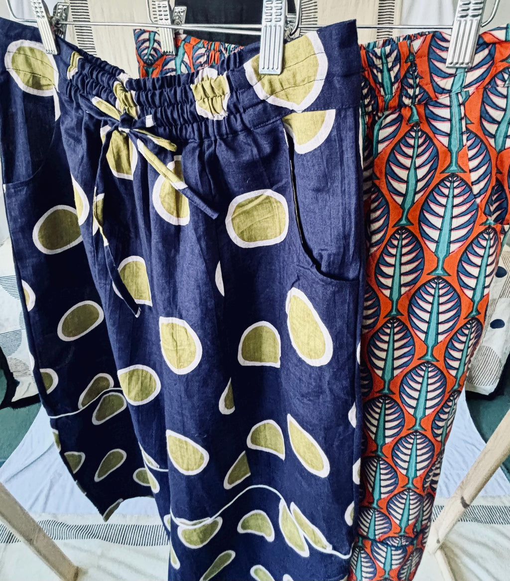 KIMONO PALAZZO PANTS