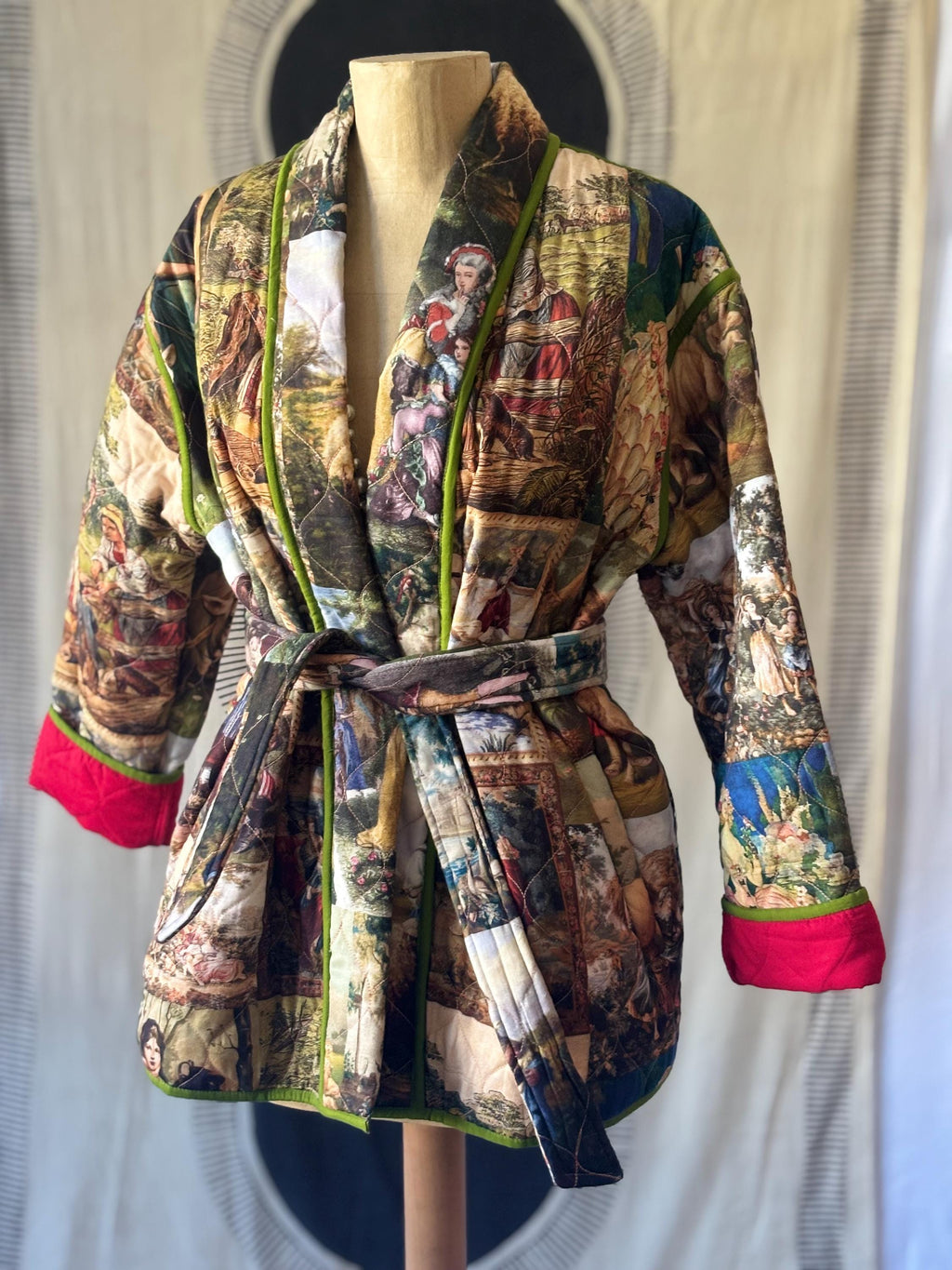 Poppy Print Cotton Pyjama Set: Women's Long Sleeve Sleepwear